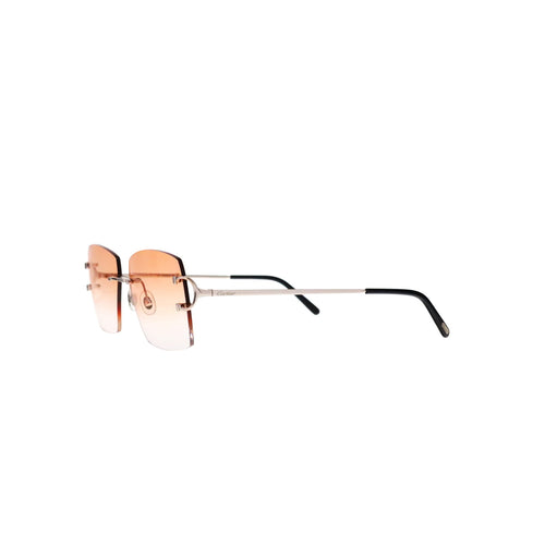 Cartier Custom Double C Mykonos Platinum  Sunglasses by MEG