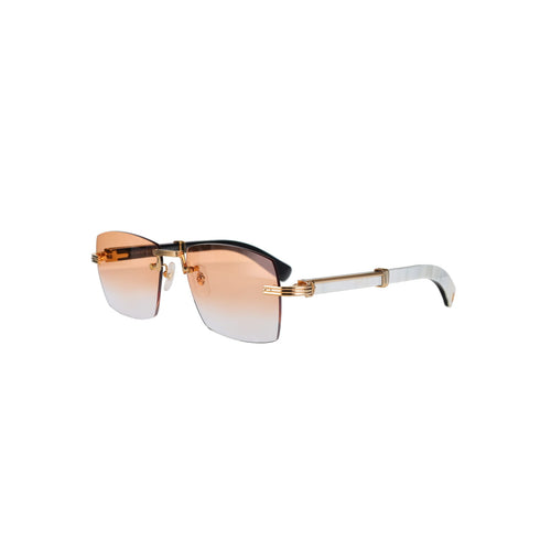 Cartier Custom Première de Cartier White Sunglasses by MEG