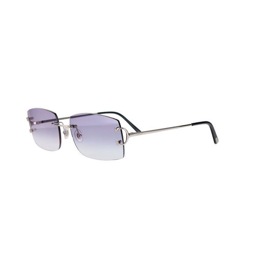 Cartier Custom Double C Brooklyn Platinum Sunglasses by MEG