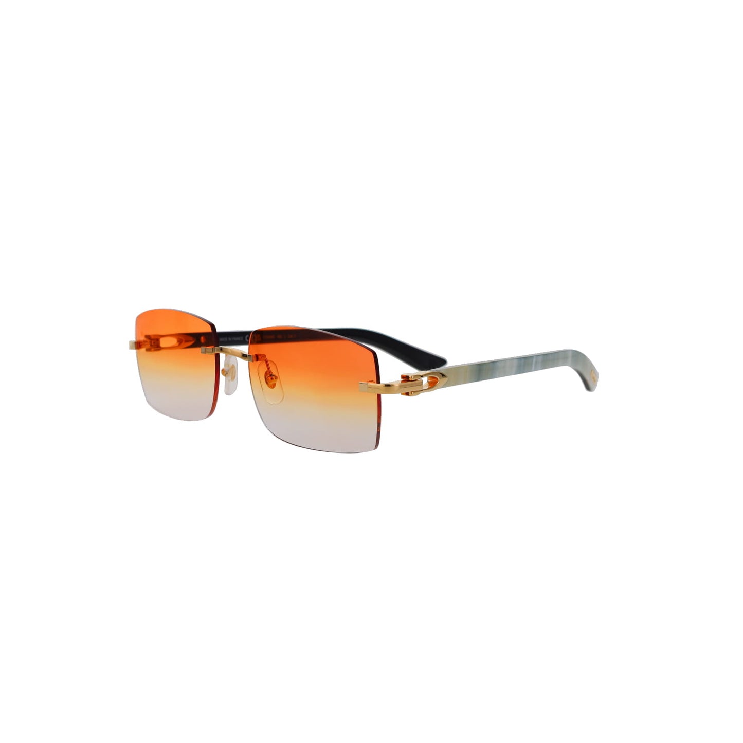 Cartier Custom C Décor White Buffalo Horn Sunglasses by MEG