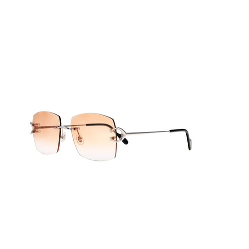 Cartier Custom Vintage Double C Mykonos Platinum Sunglasses by MEG