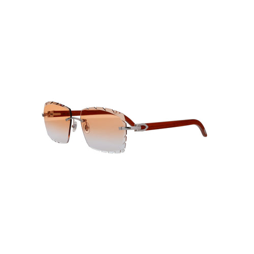 Cartier Custom C Décor Wood Mykonos Sunglasses by MEG