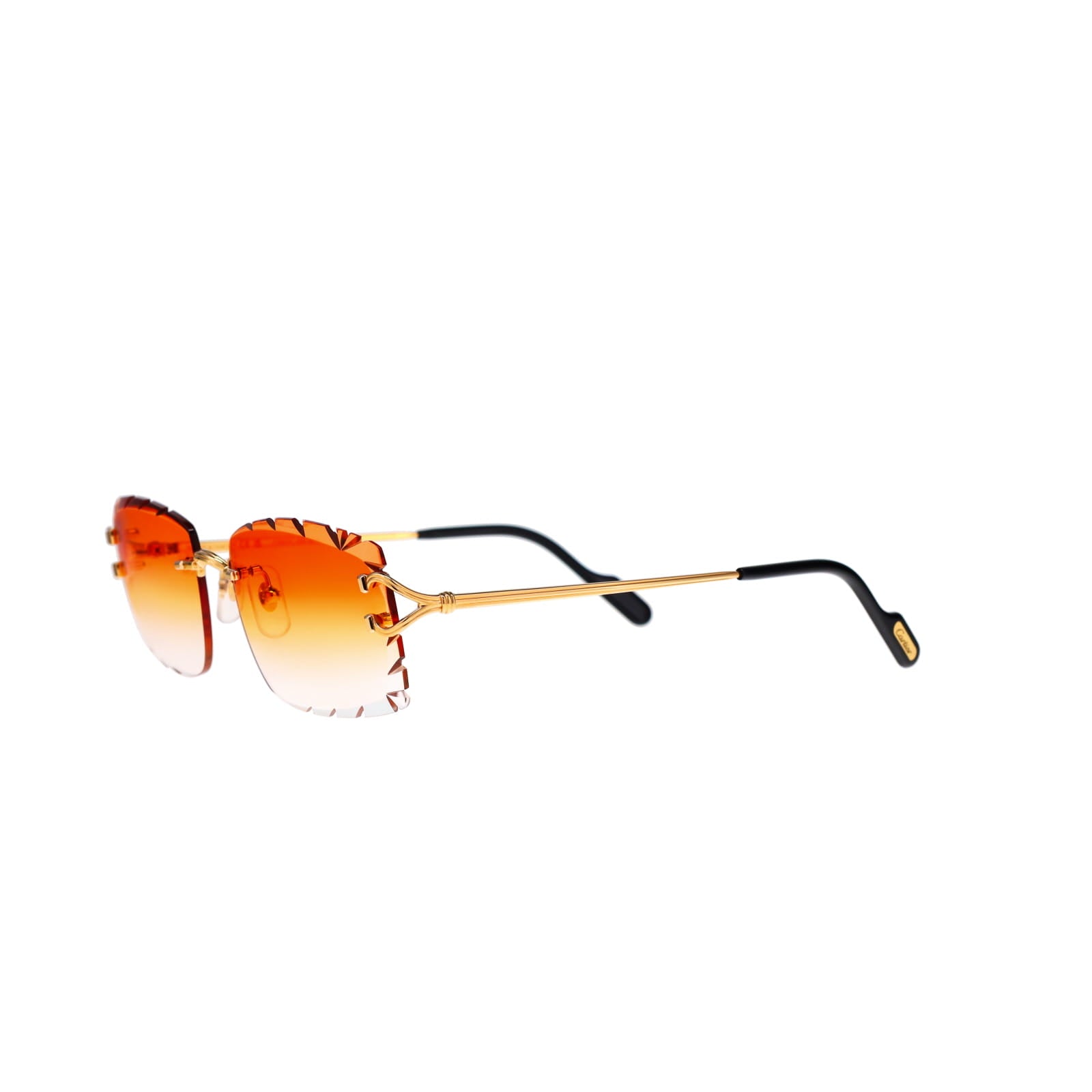 Cartier Custom Double C Godron Gold Brooklyn Sunglasses by MEG