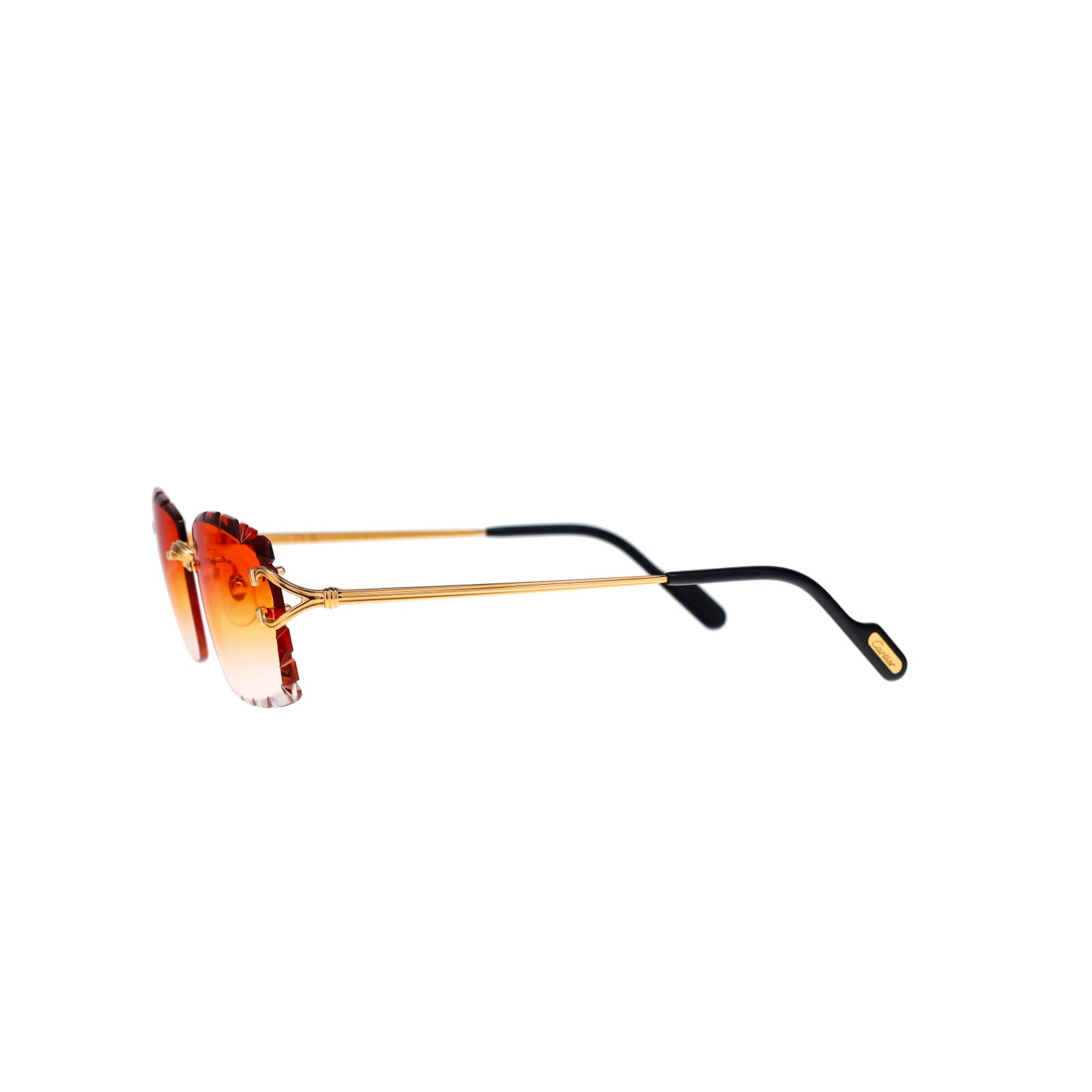 Cartier Custom Double C Godron Gold Brooklyn Sunglasses by MEG