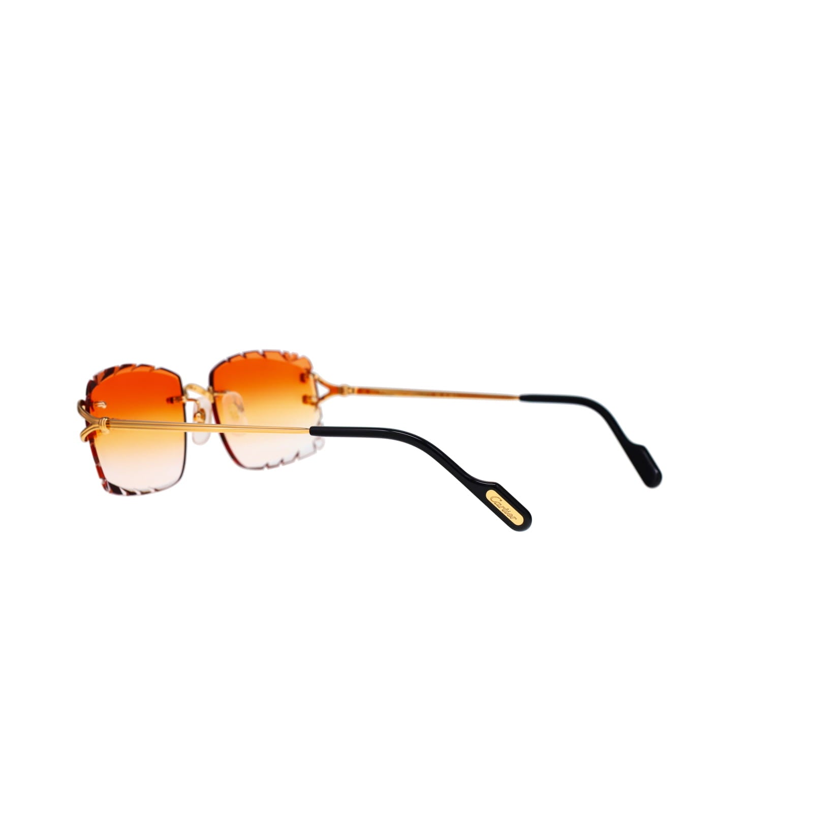 Cartier Custom Double C Godron Gold Brooklyn Sunglasses by MEG