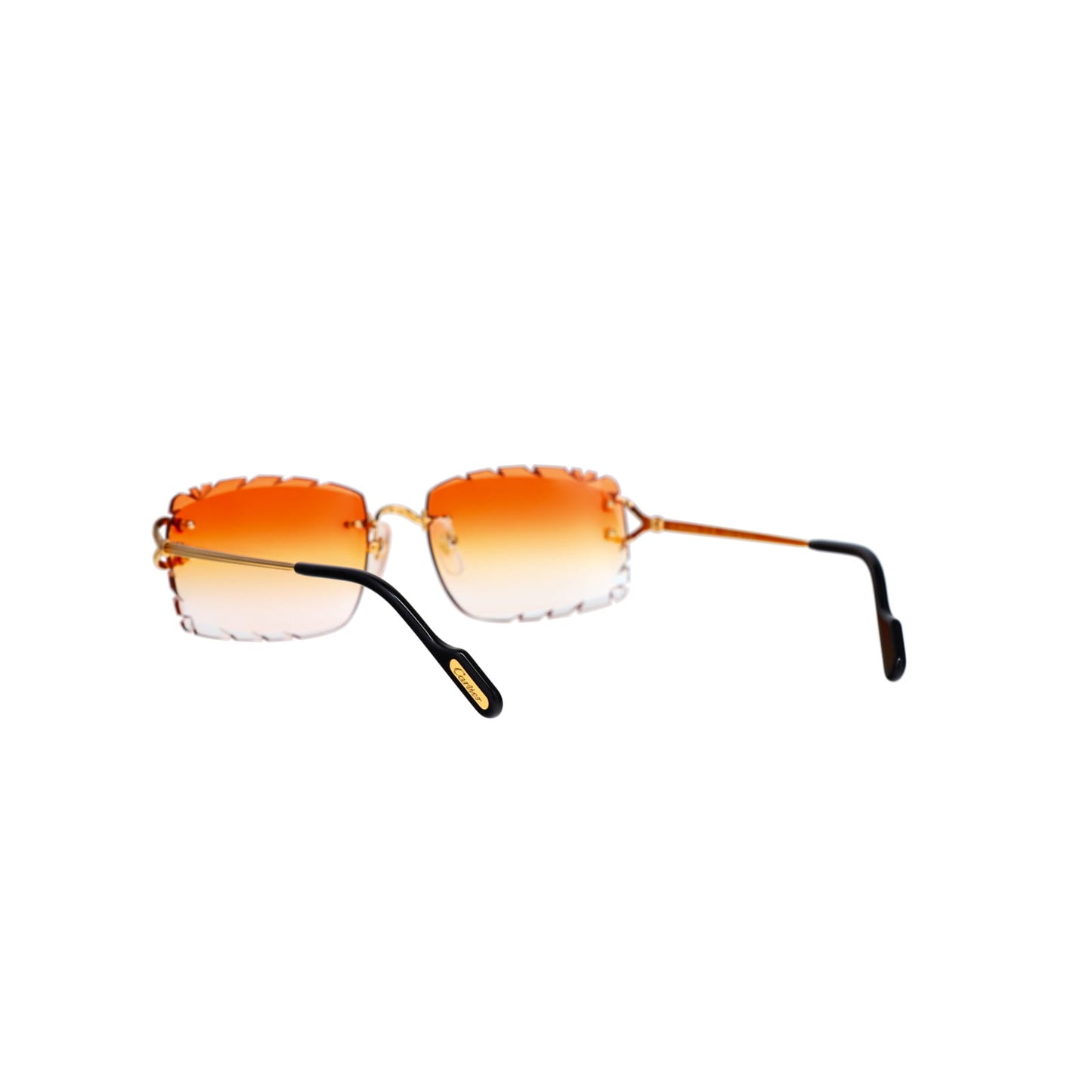 Cartier Custom Double C Godron Gold Brooklyn Sunglasses by MEG