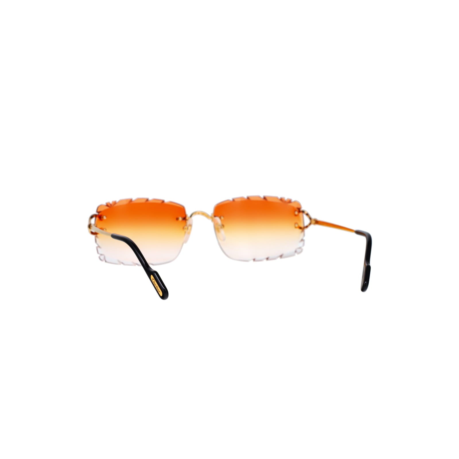 Cartier Custom Double C Godron Gold Brooklyn Sunglasses by MEG