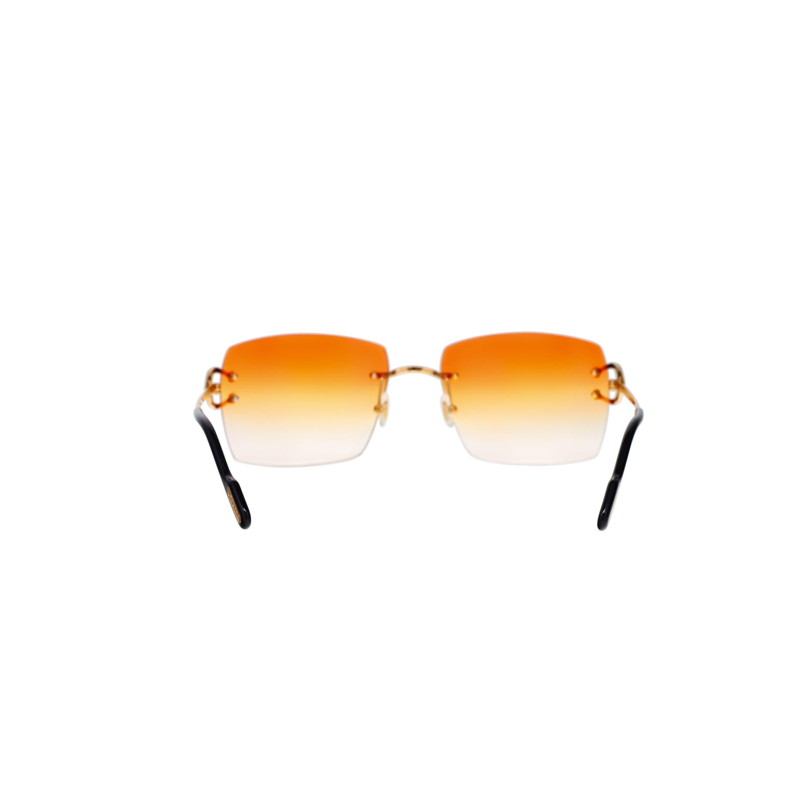 Cartier Custom Vintage Double C Mykonos Sunglasses Gold by MEG