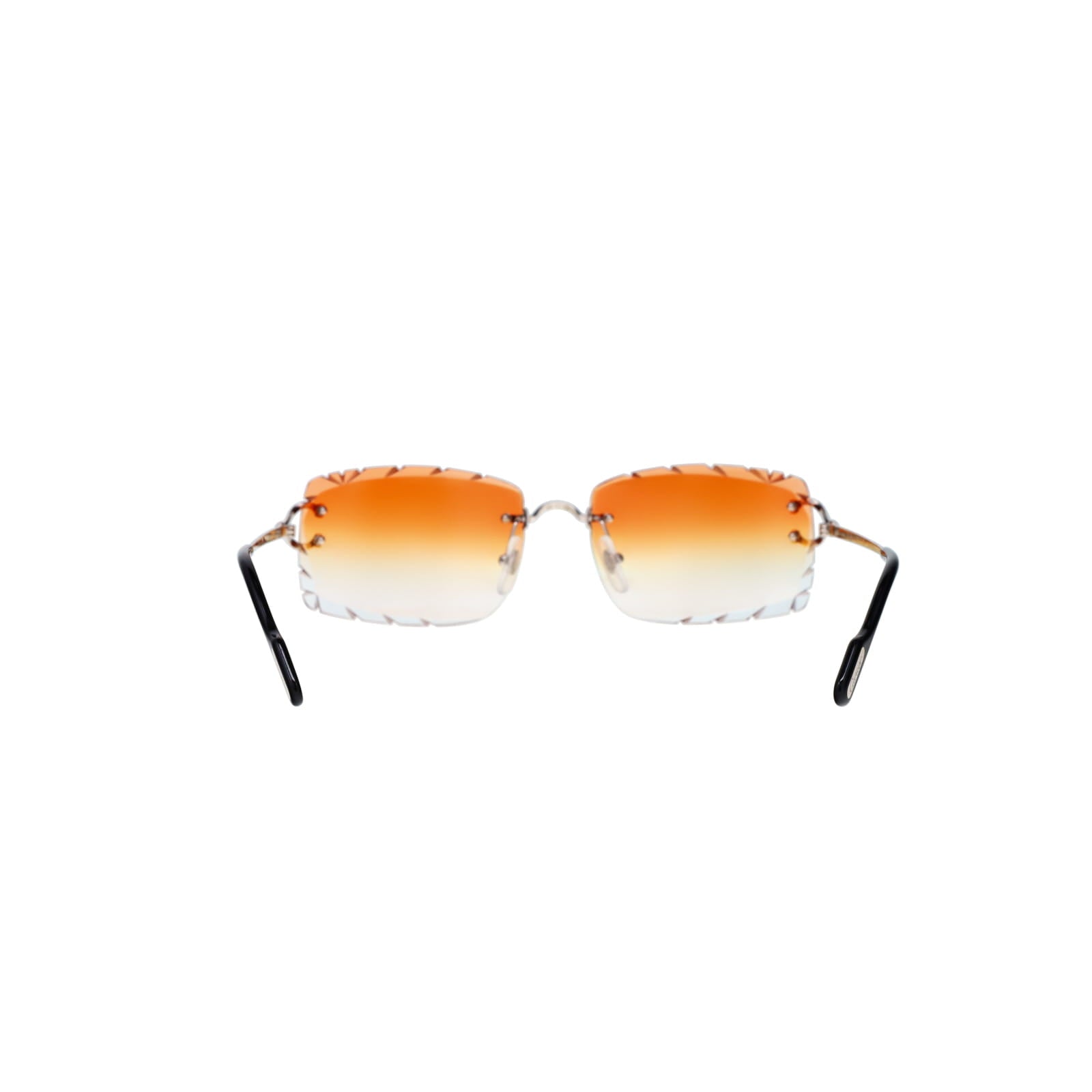 Cartier Custom Double C Godron Platinum Sunglasses by MEG