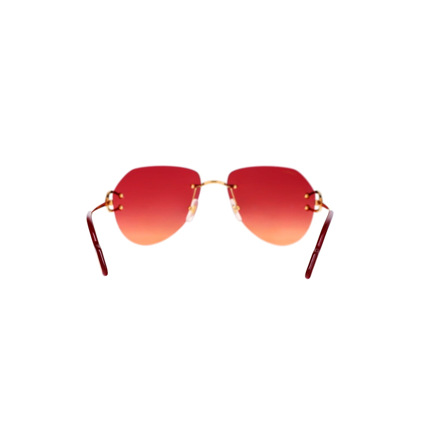 Cartier Custom Vintage Double C Gold Sunglasses by MEG