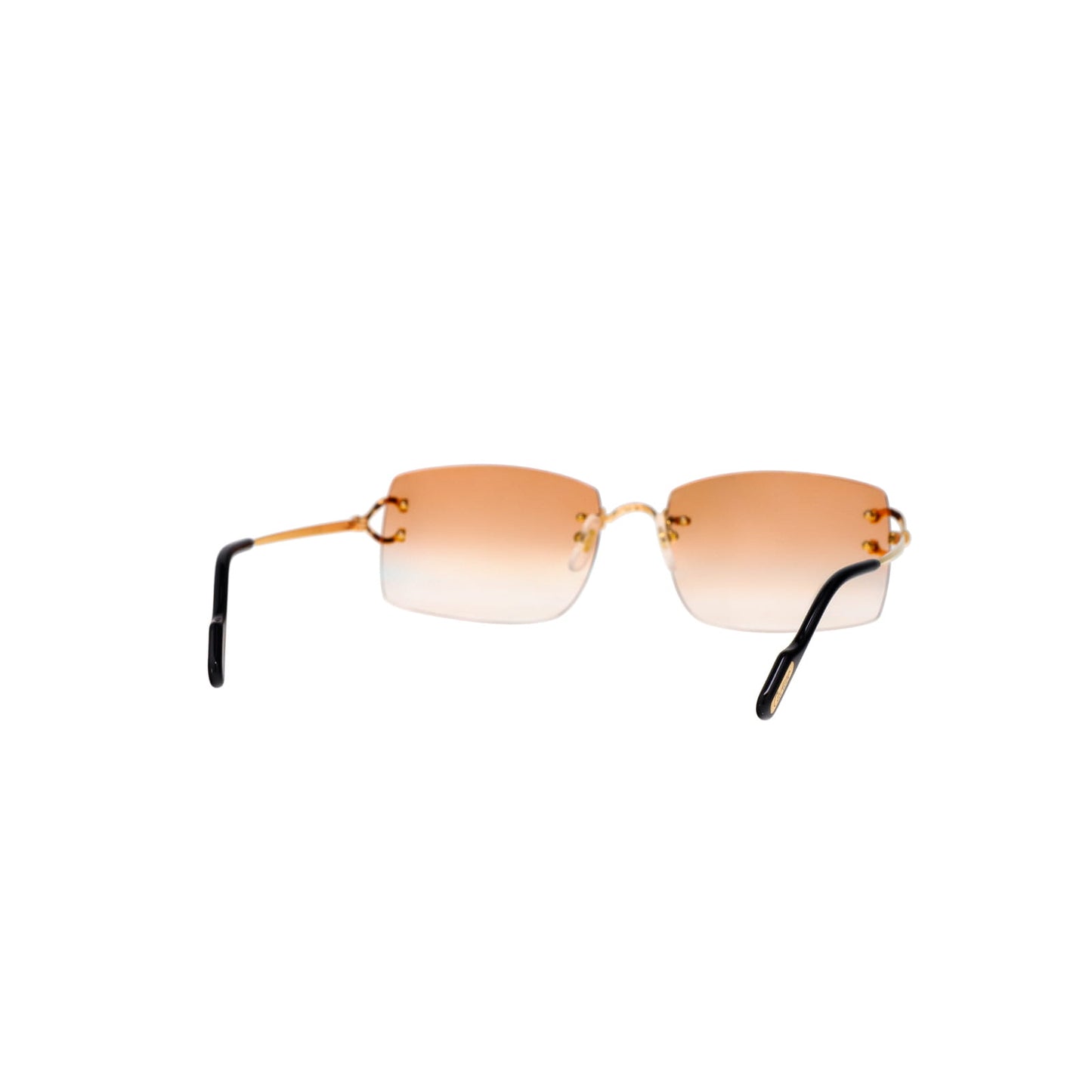 Cartier Custom Double C Godron Gold Brooklyn Sunglasses by MEG