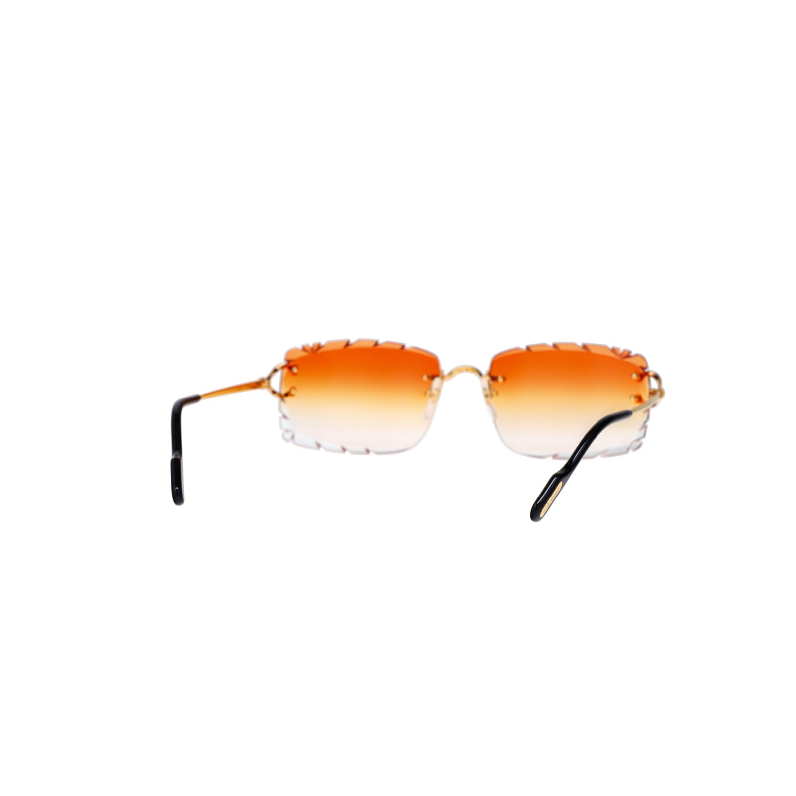Cartier Custom Double C Godron Gold Brooklyn Sunglasses by MEG