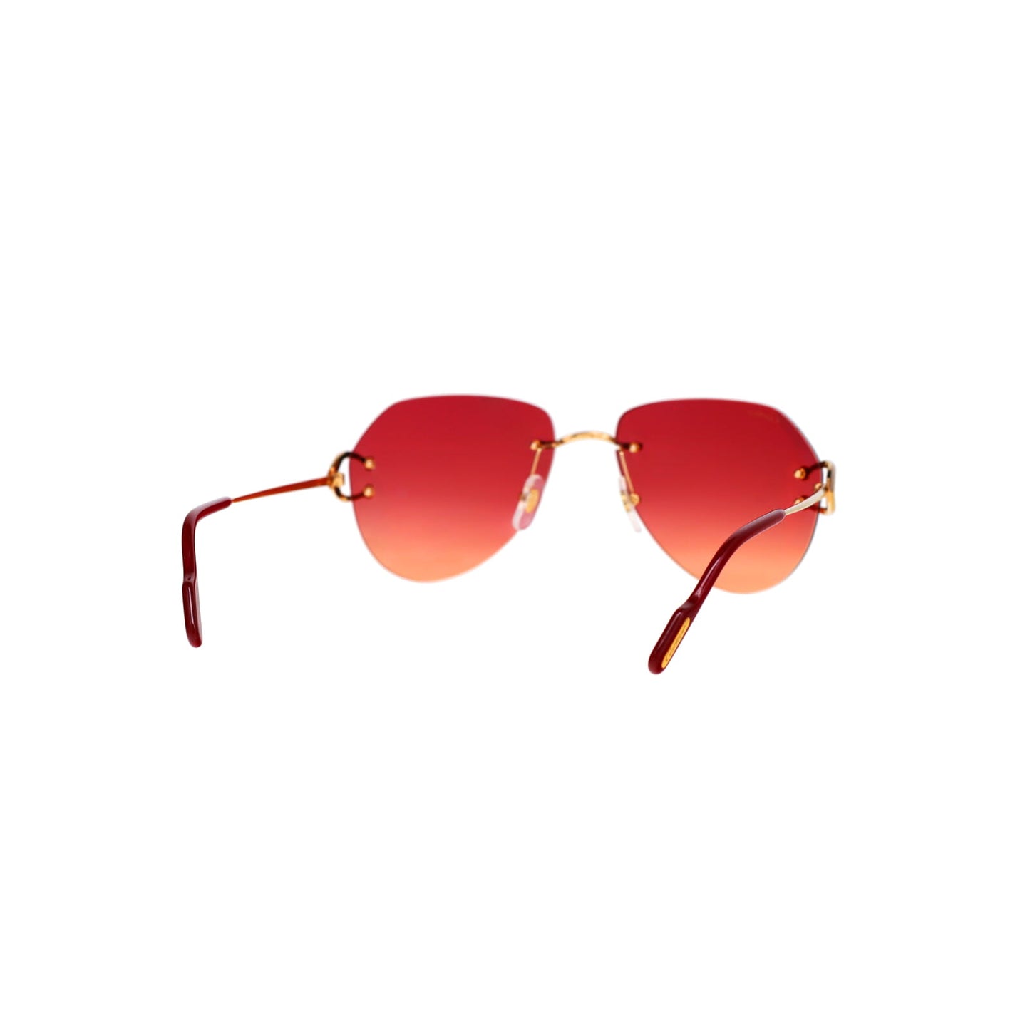 Cartier Custom Vintage Double C Gold Sunglasses by MEG