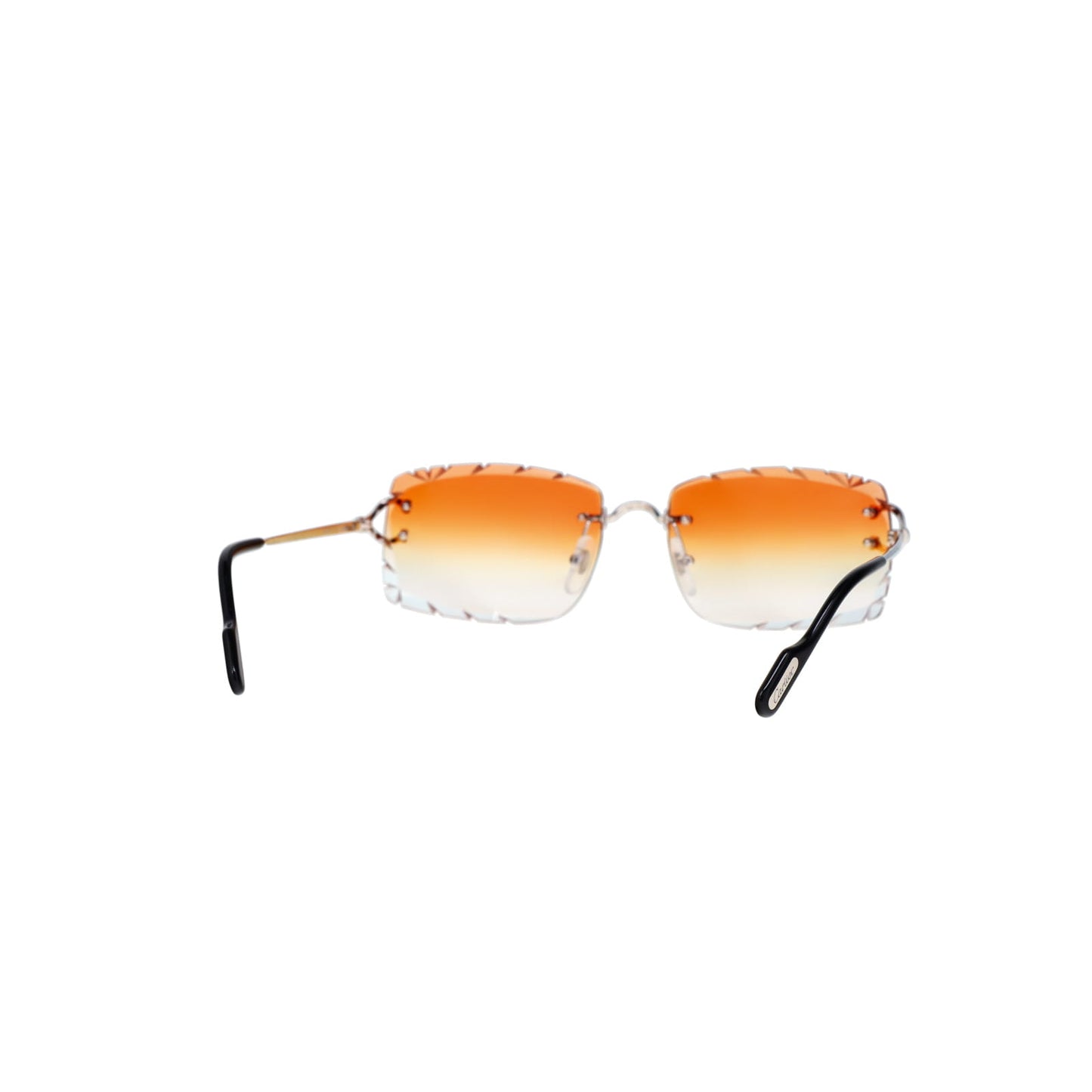 Cartier Custom Double C Godron Platinum Sunglasses by MEG