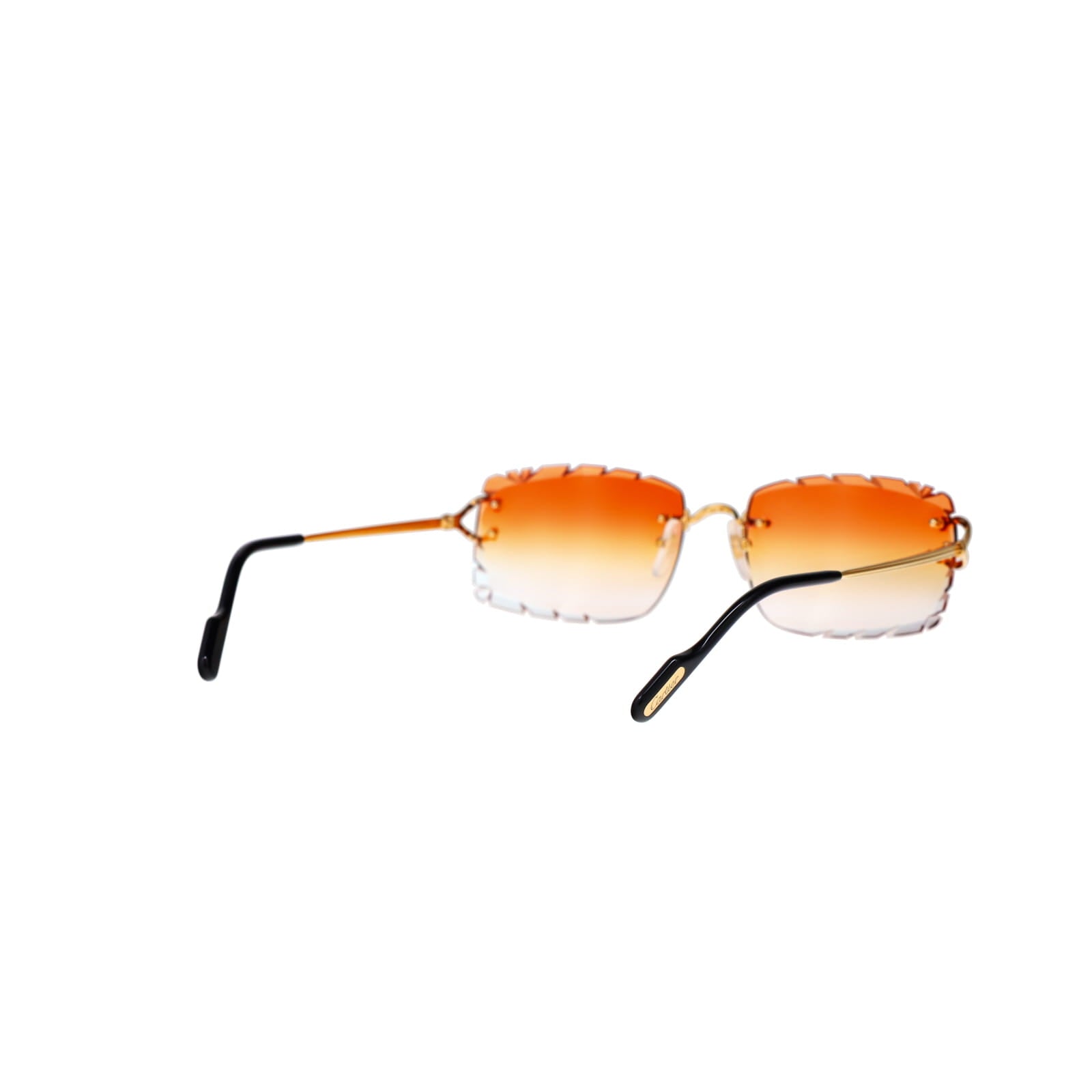 Cartier Custom Double C Godron Gold Brooklyn Sunglasses by MEG