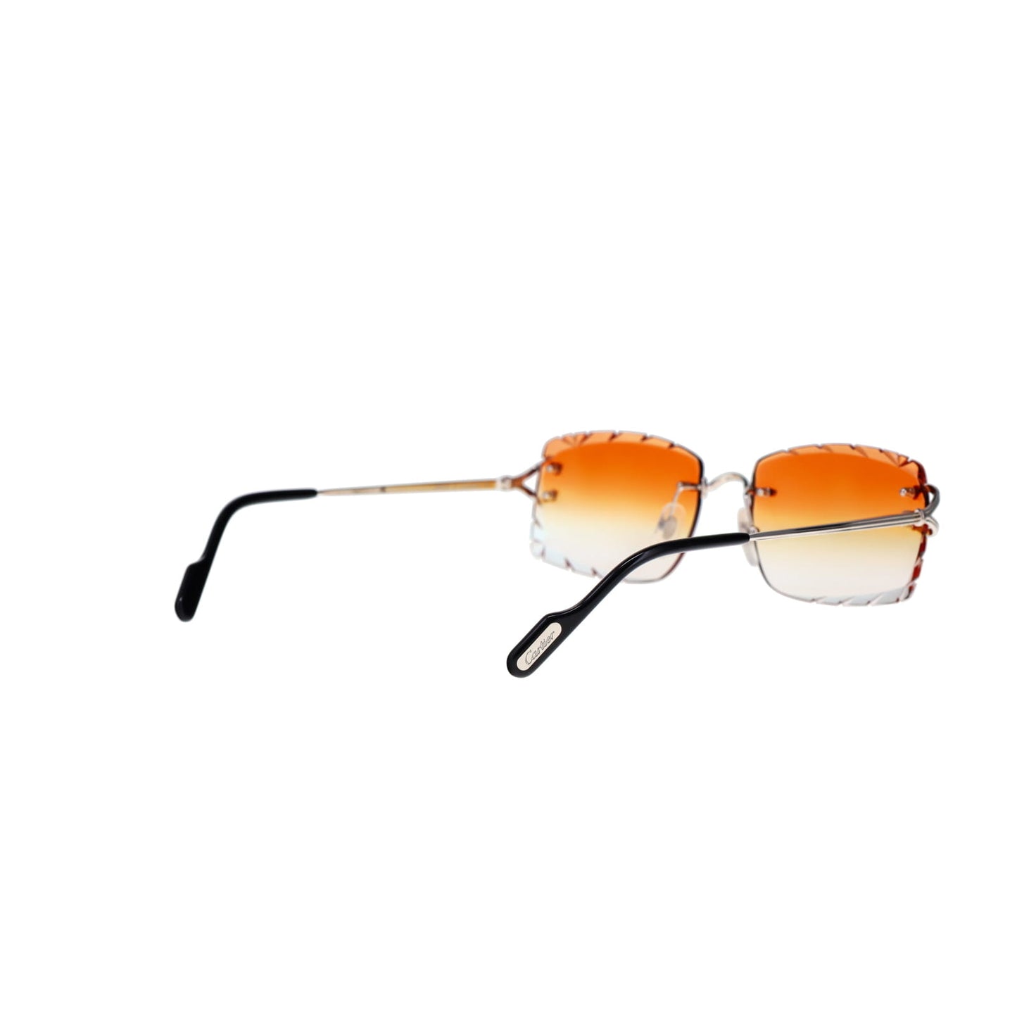 Cartier Custom Double C Godron Platinum Sunglasses by MEG