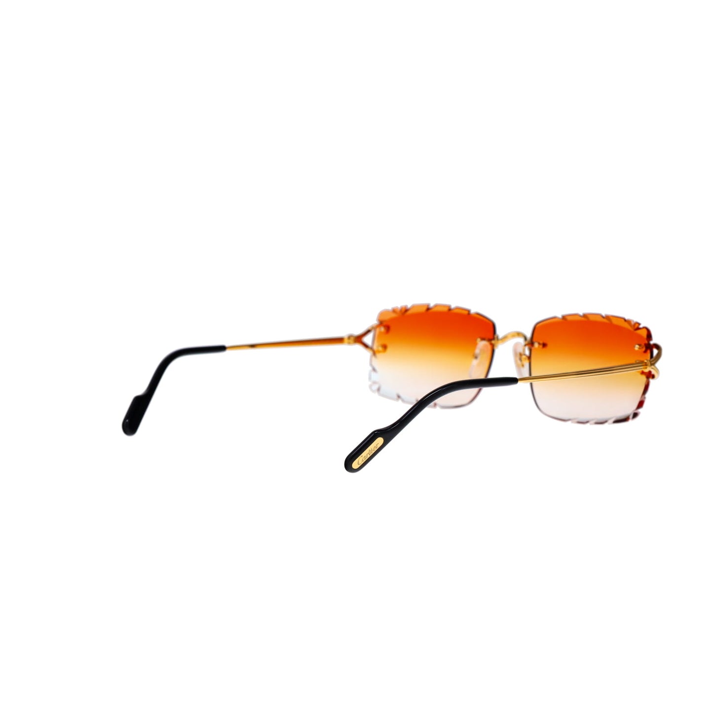 Cartier Custom Double C Godron Gold Brooklyn Sunglasses by MEG