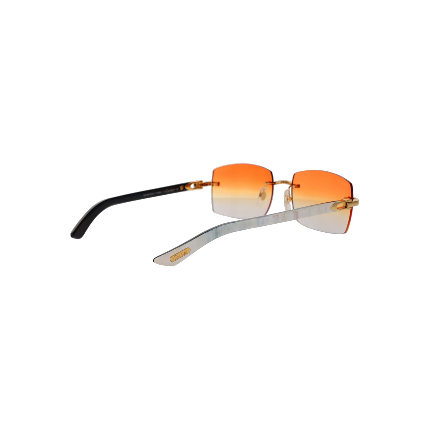 Cartier Custom C Décor White Buffalo Horn Sunglasses by MEG