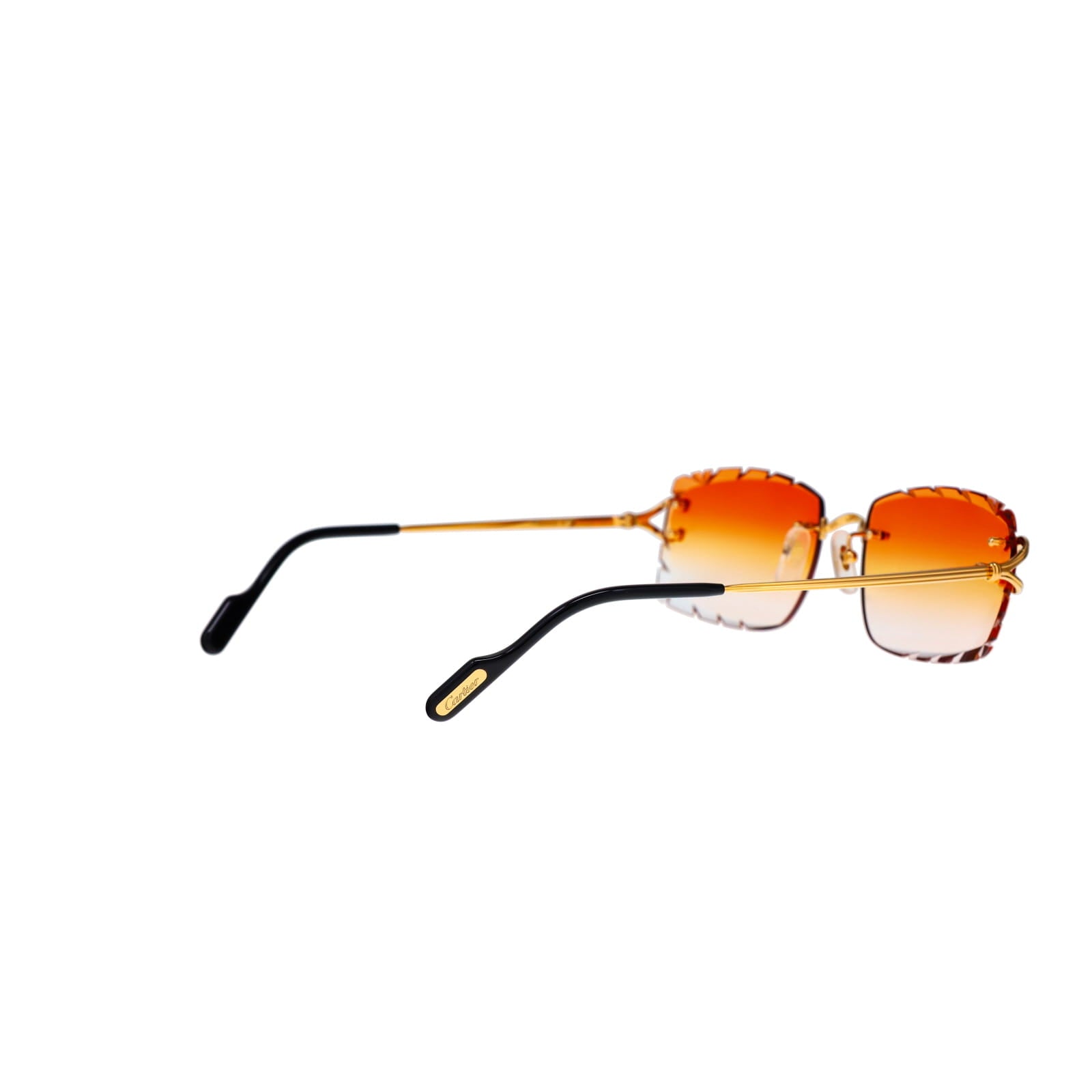 Cartier Custom Double C Godron Gold Brooklyn Sunglasses by MEG