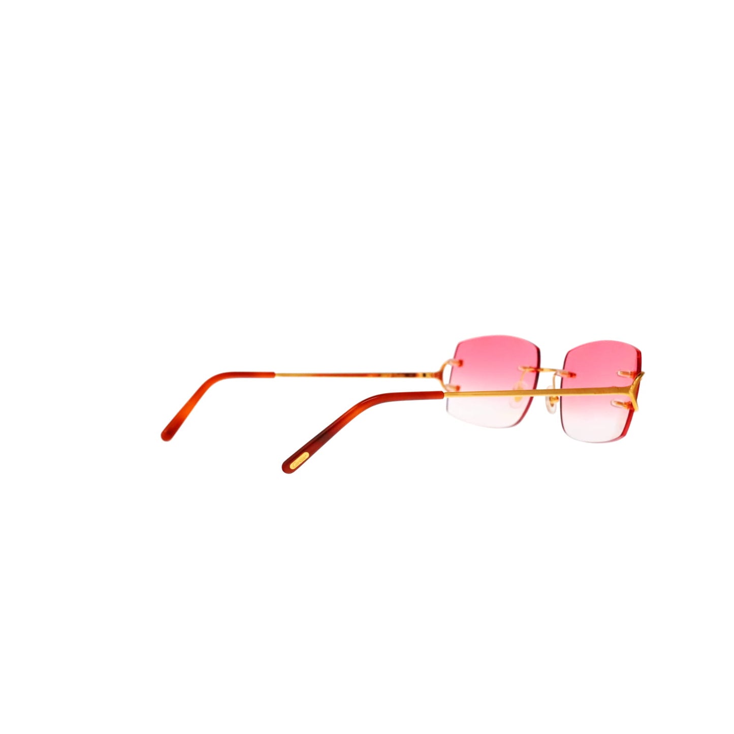 CT0092O Cartier Custom Double C Gold Sunglasses by MEG