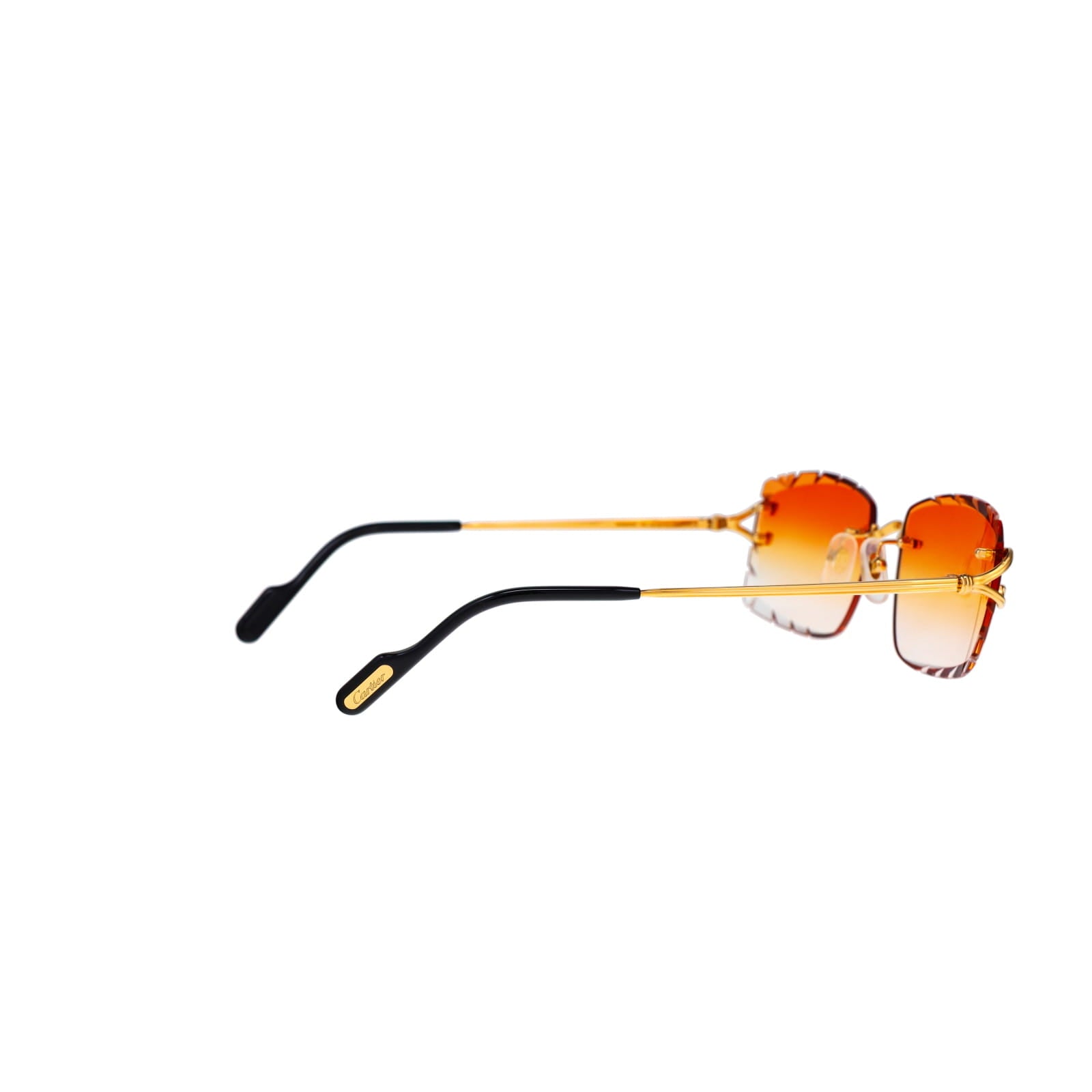 Cartier Custom Double C Godron Gold Brooklyn Sunglasses by MEG