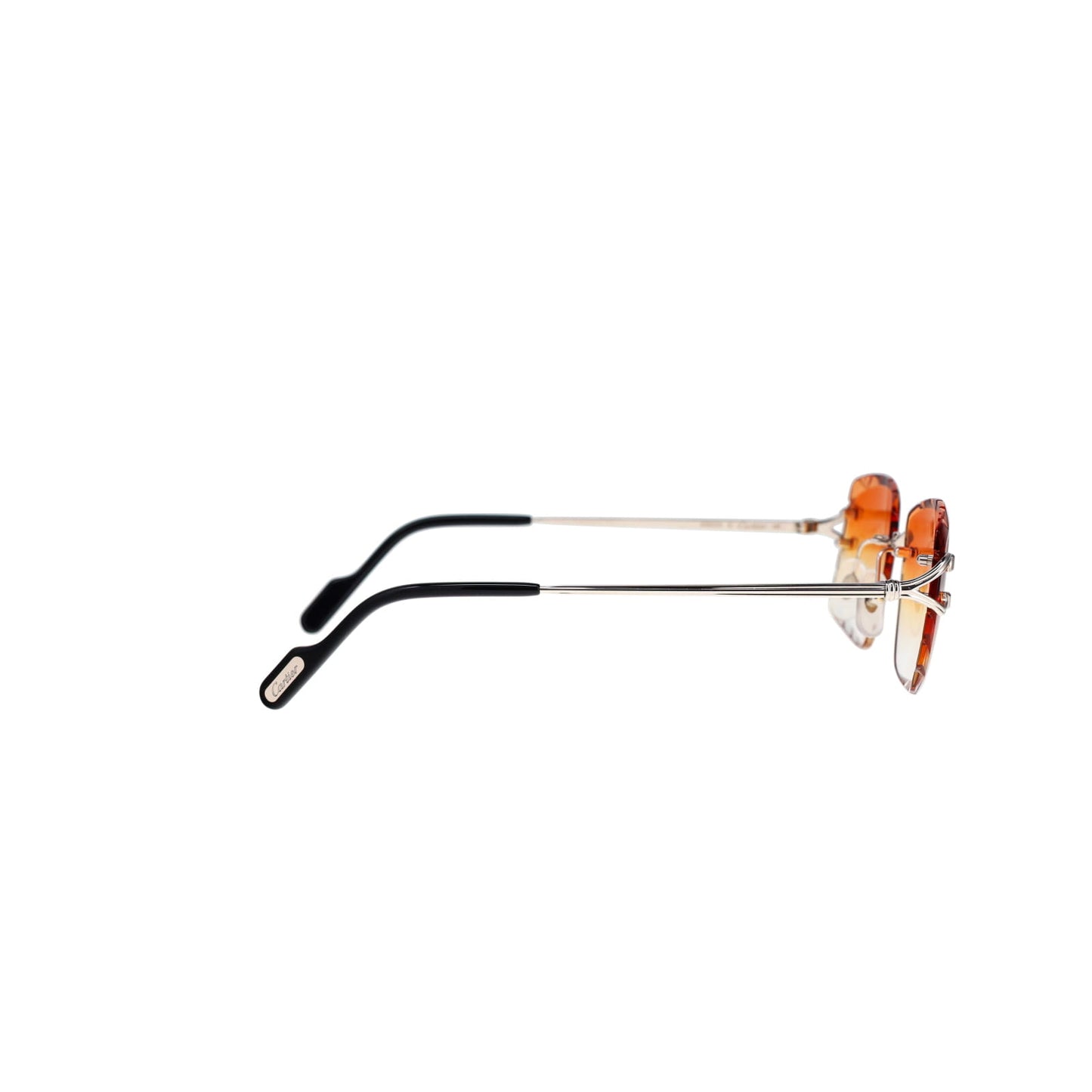 Cartier Custom Double C Godron Platinum Sunglasses by MEG
