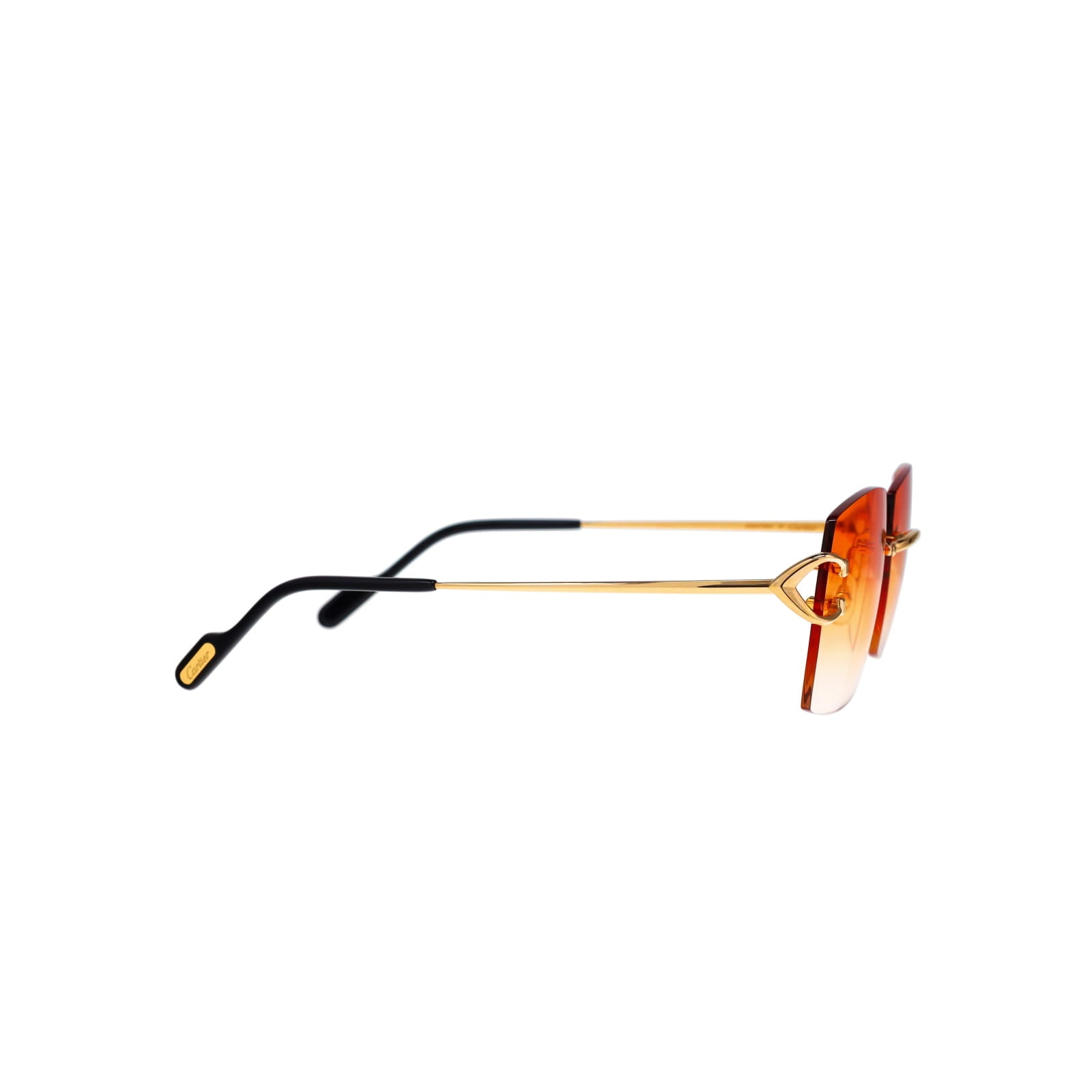 Cartier Custom Vintage Double C Mykonos Sunglasses Gold by MEG