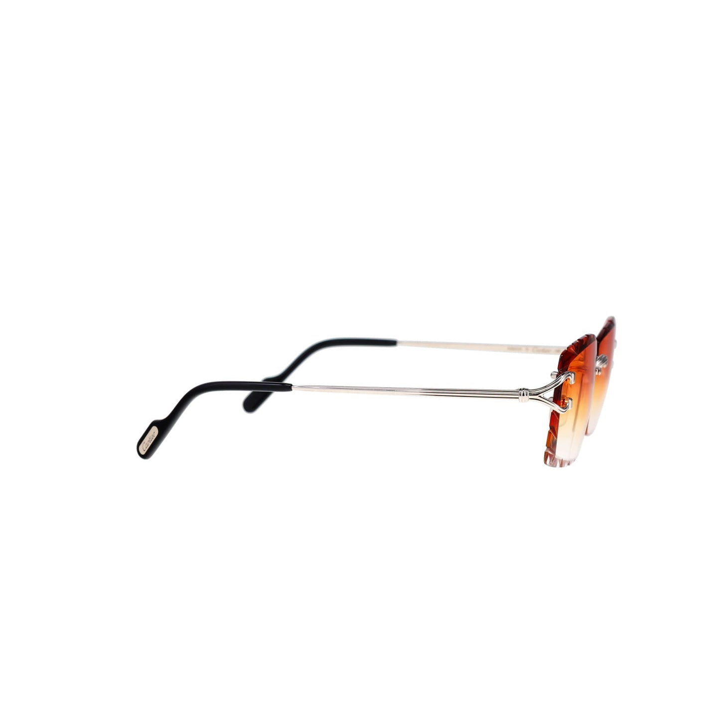 Cartier Custom Double C Godron Platinum Sunglasses by MEG
