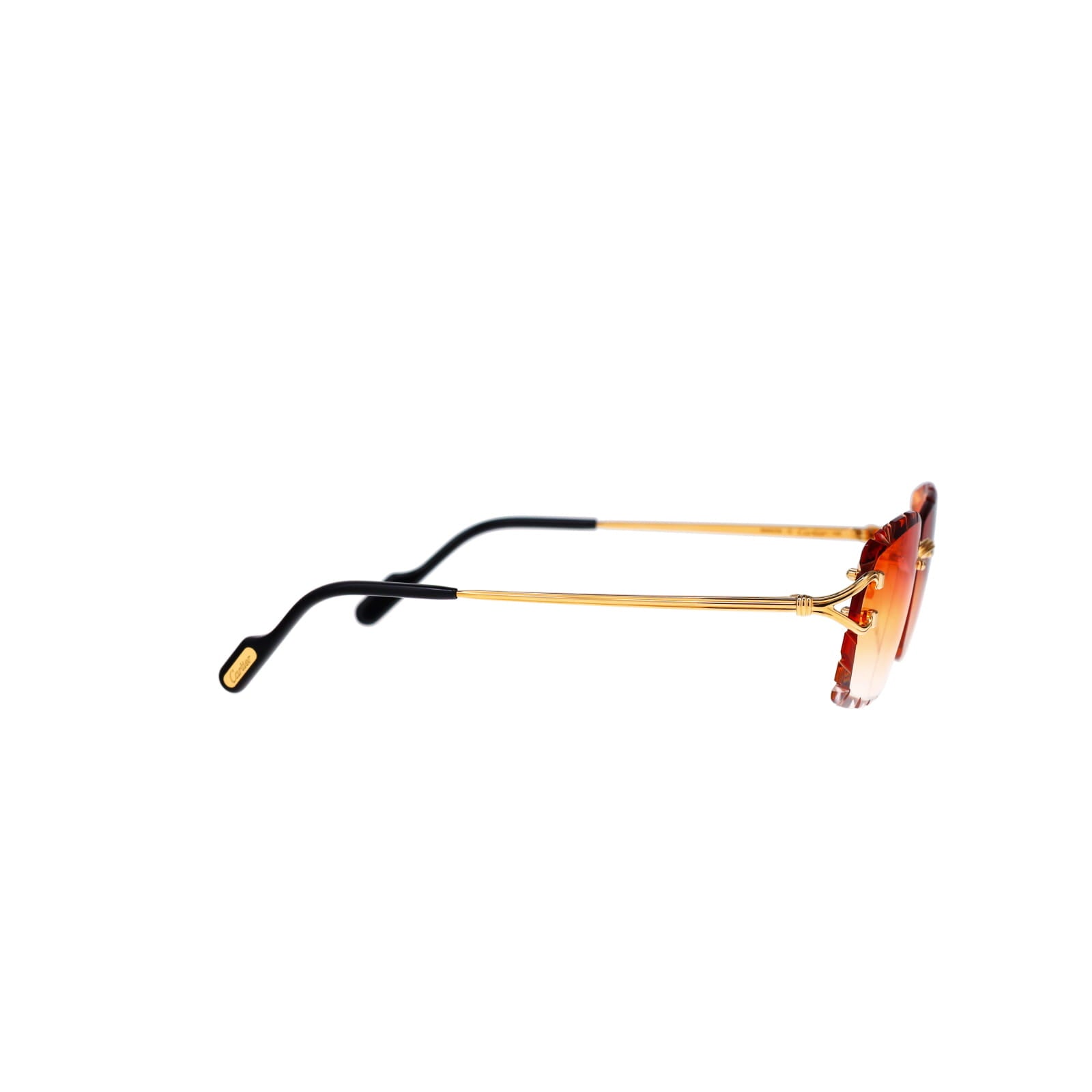 Cartier Custom Double C Godron Gold Brooklyn Sunglasses by MEG