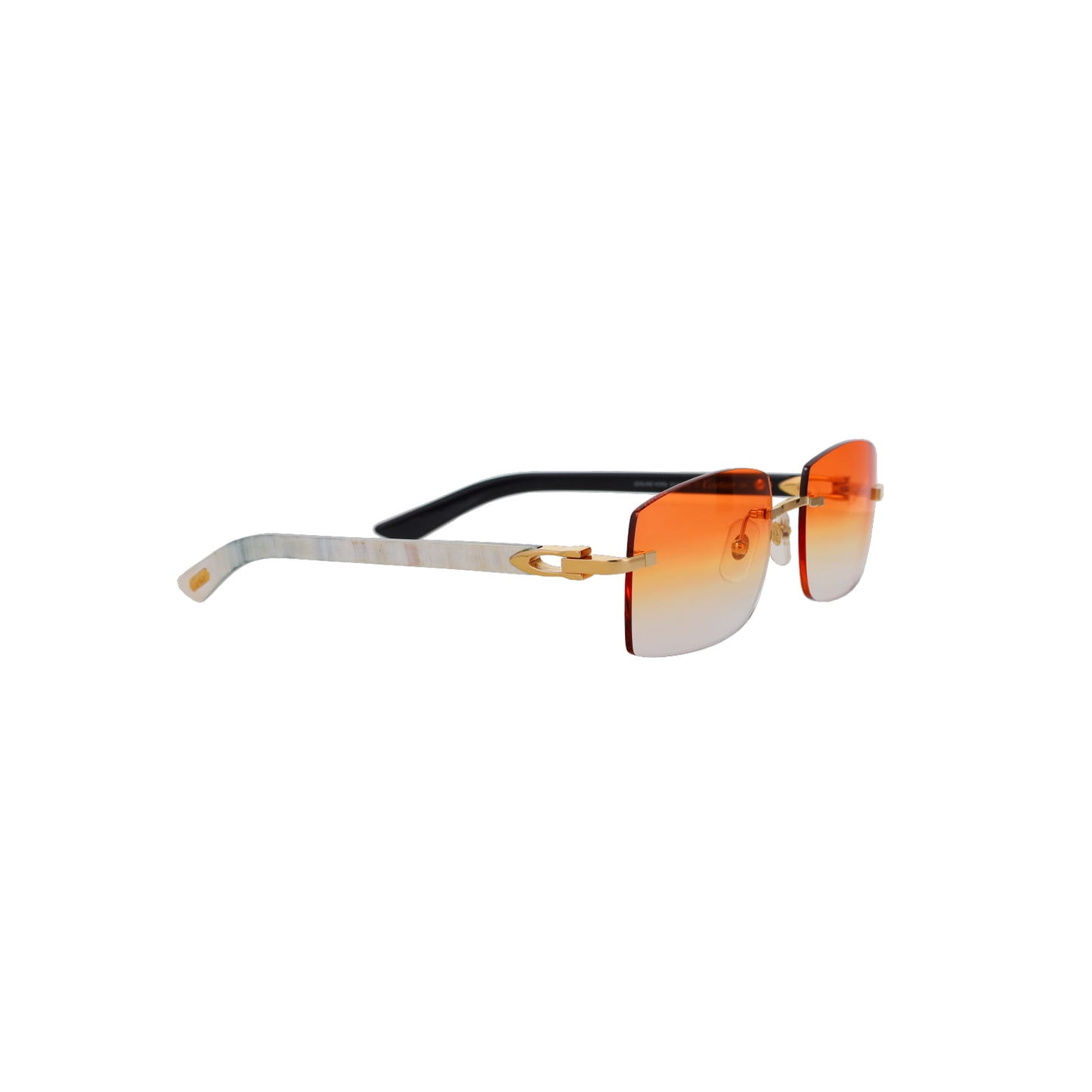 Cartier Custom C Décor White Buffalo Horn Sunglasses by MEG
