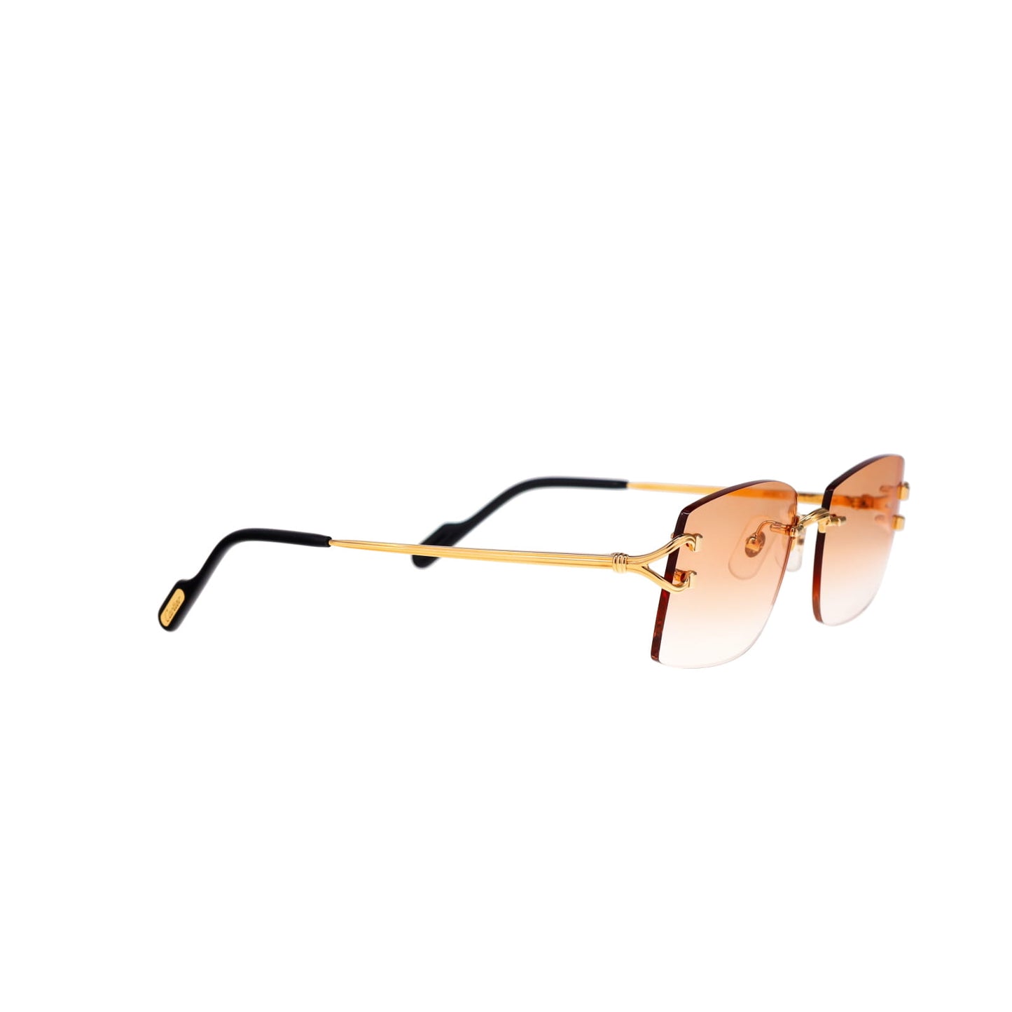 Cartier Custom Double C Godron Gold Brooklyn Sunglasses by MEG