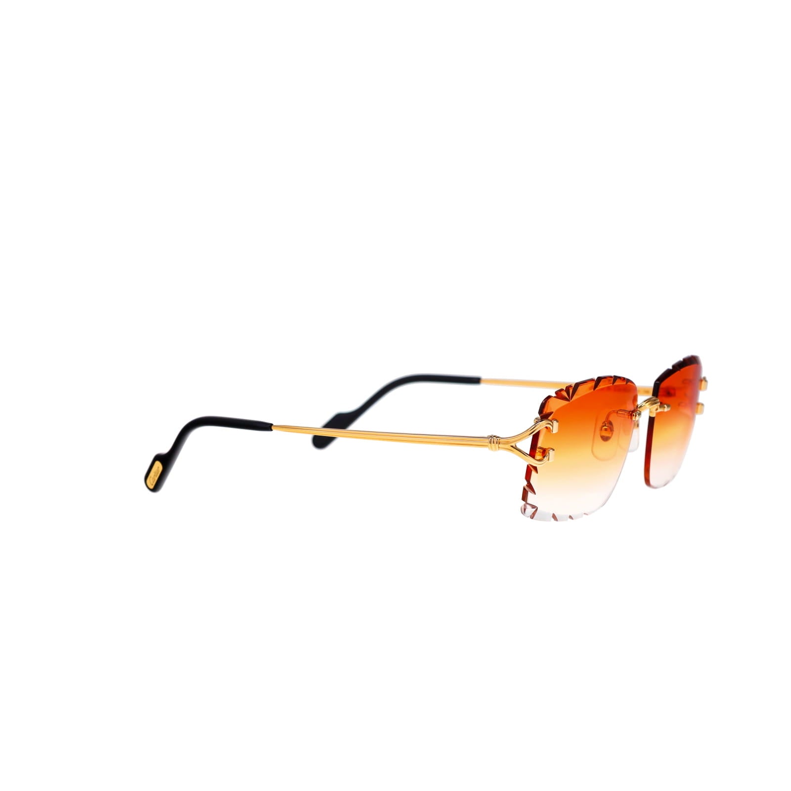Cartier Custom Double C Godron Gold Brooklyn Sunglasses by MEG